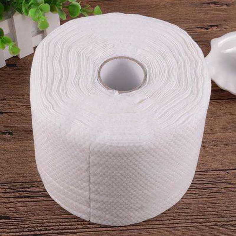 Kitchen Paper Roll 2 Layers Towel Non-woven Fabric Highly Absorbent Reusable