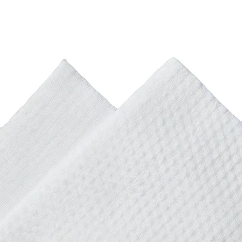 Hydroentanglement Non-woven Pearl Pattern Hydroentanglement Cloth Wet Wipes Washcloth Cotton Soft Towel Raw Materials